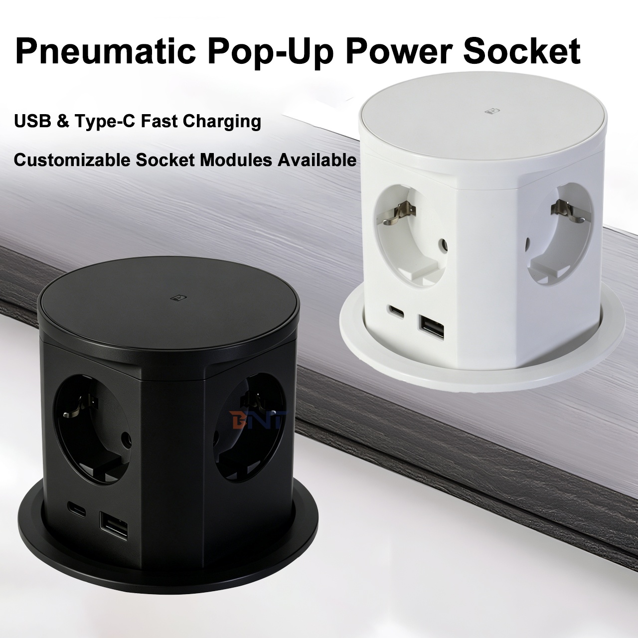 pneumatic pop up socket ABS
