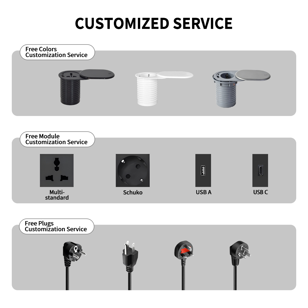 sofa socket customized