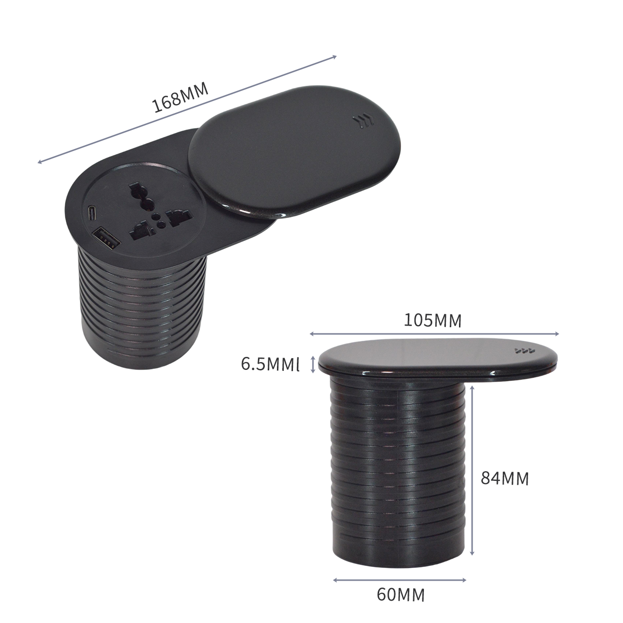 sofa socket size